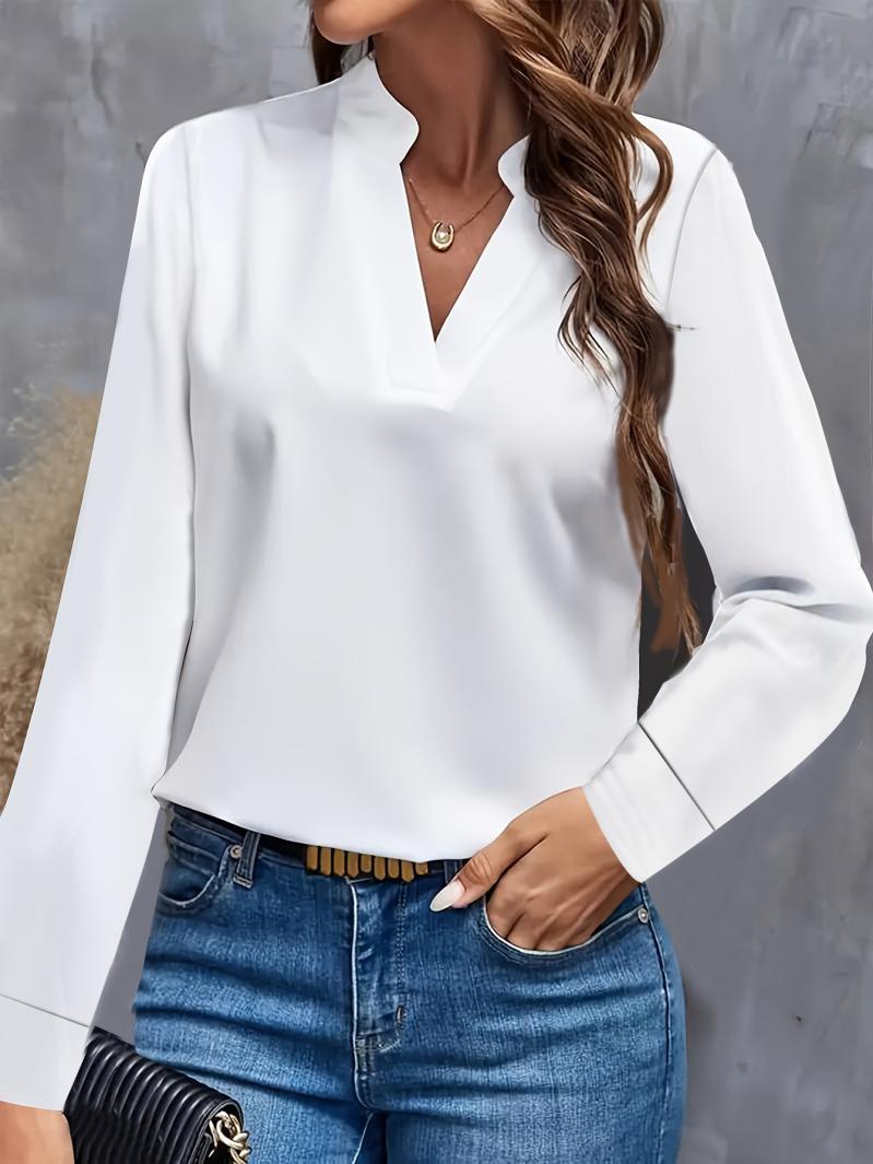 Blouses et chemises | La blouse col V manches bouffantes Blouses et chemises Blouses et chemises