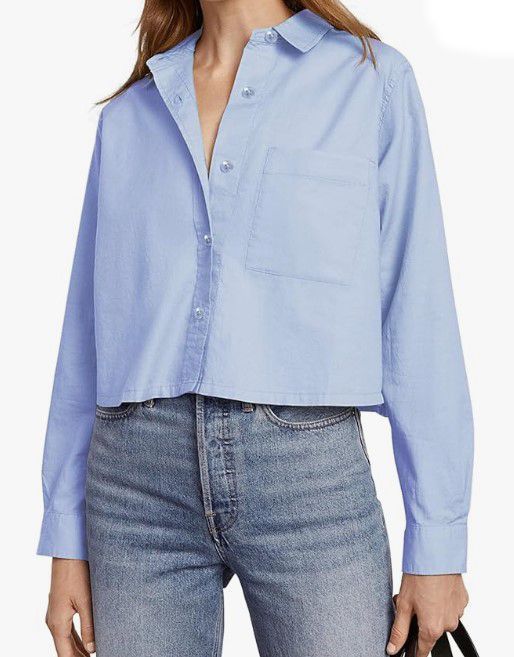 Blouses et chemises | La chemise courte arrondie à poche Blouses et chemises Blouses et chemises