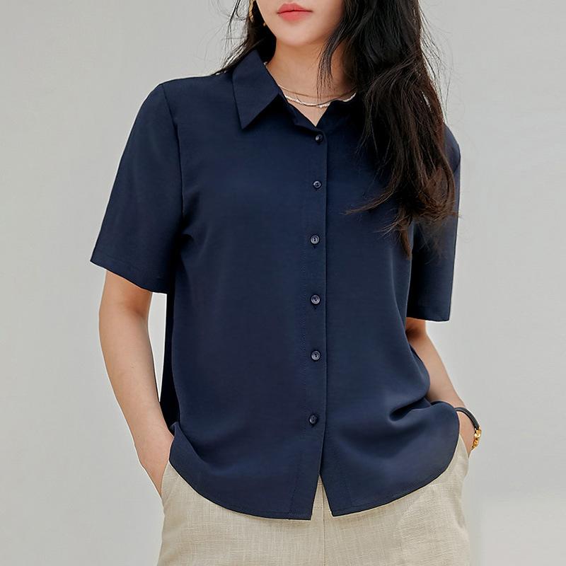 Blouses et chemises | La chemise voilage diaphane uni Blouses et chemises Blouses et chemises