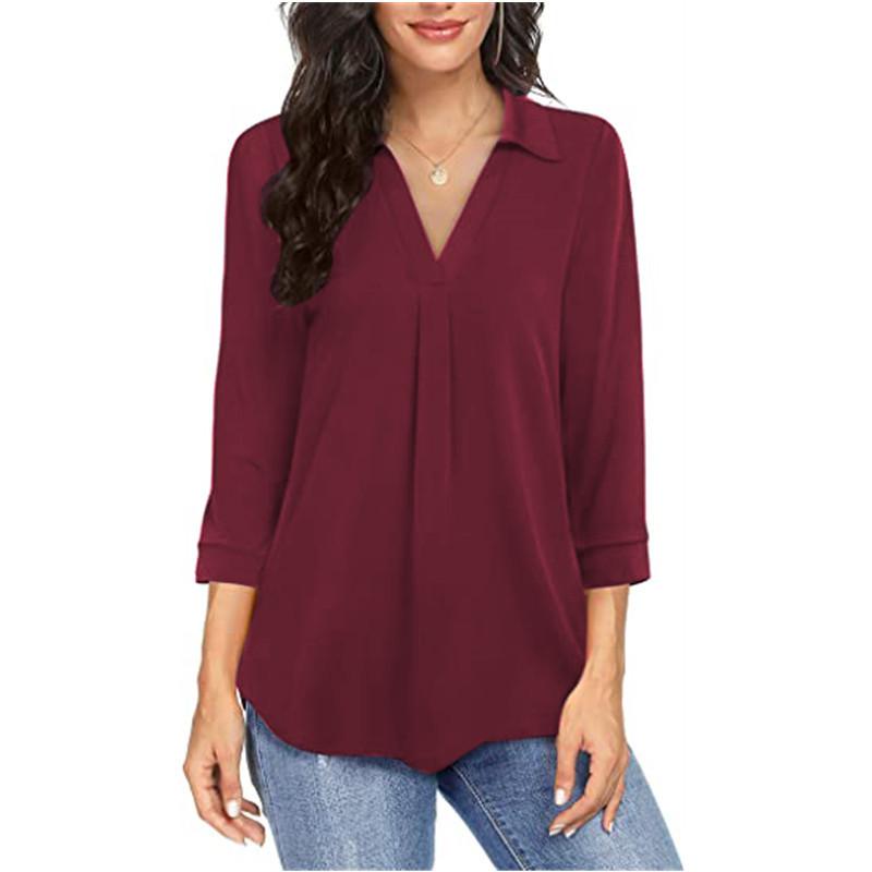 Blouses et chemises | La tunique manches 3/4 poche plaquée Blouses et chemises Blouses et chemises