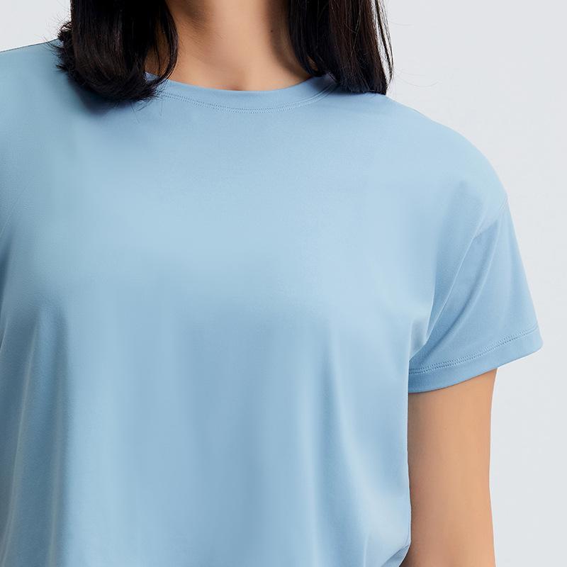 Blouses et chemises | Le t-shirt satiné col rond Blouses et chemises Blouses et chemises