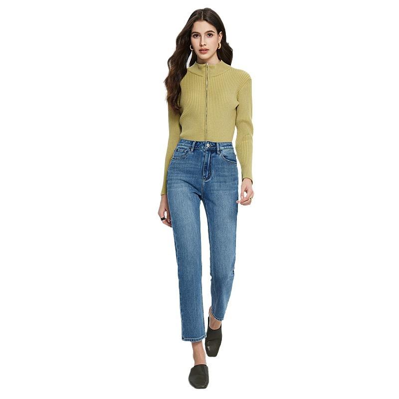 Jeans | Le jean droit étroit Cindy délavé Jeans Femme