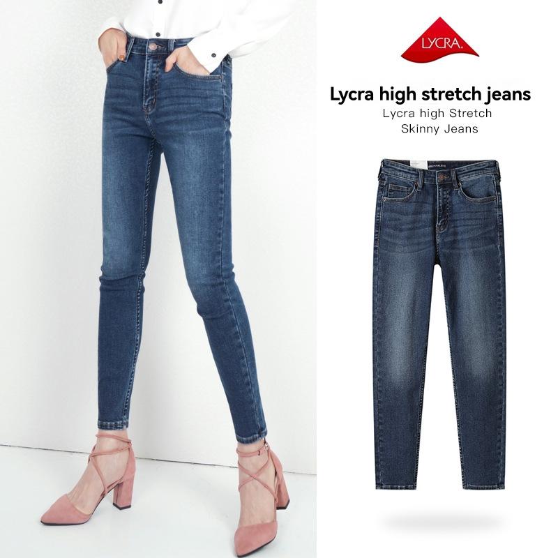 Jeans | Le jean mom taille haute bleu Jeans Femme