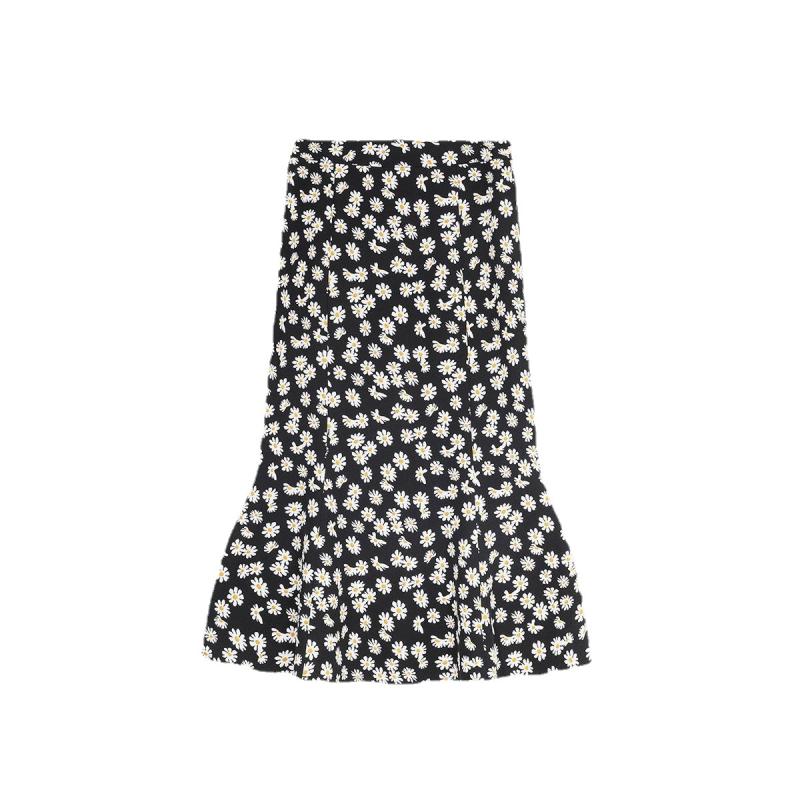 Jupes | La jupe midi chiffon minifleurs Jupes Femme