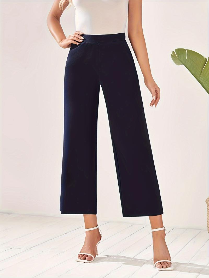 Pantalons | Le pantalon large tricot dense Pantalons Femme