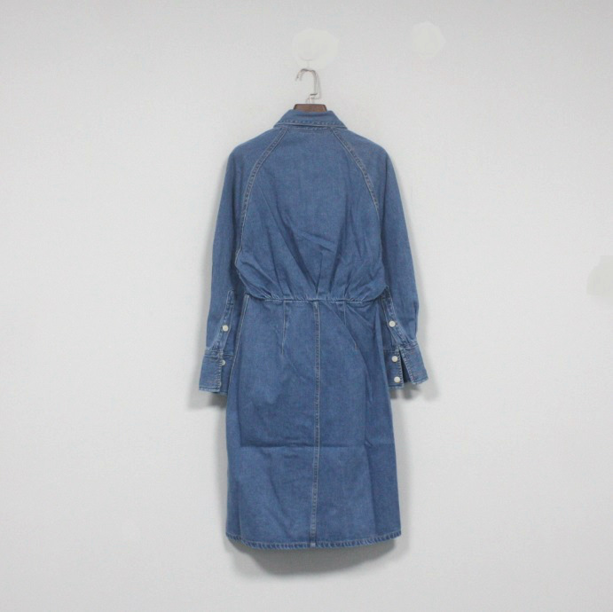 Robes | La longue robe denim à fentes Mad Love Robes Femme