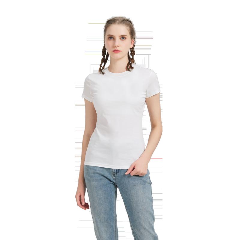 T-shirts | Le t-shirt col rond jersey léger Coupe ajustée T-shirts Femme